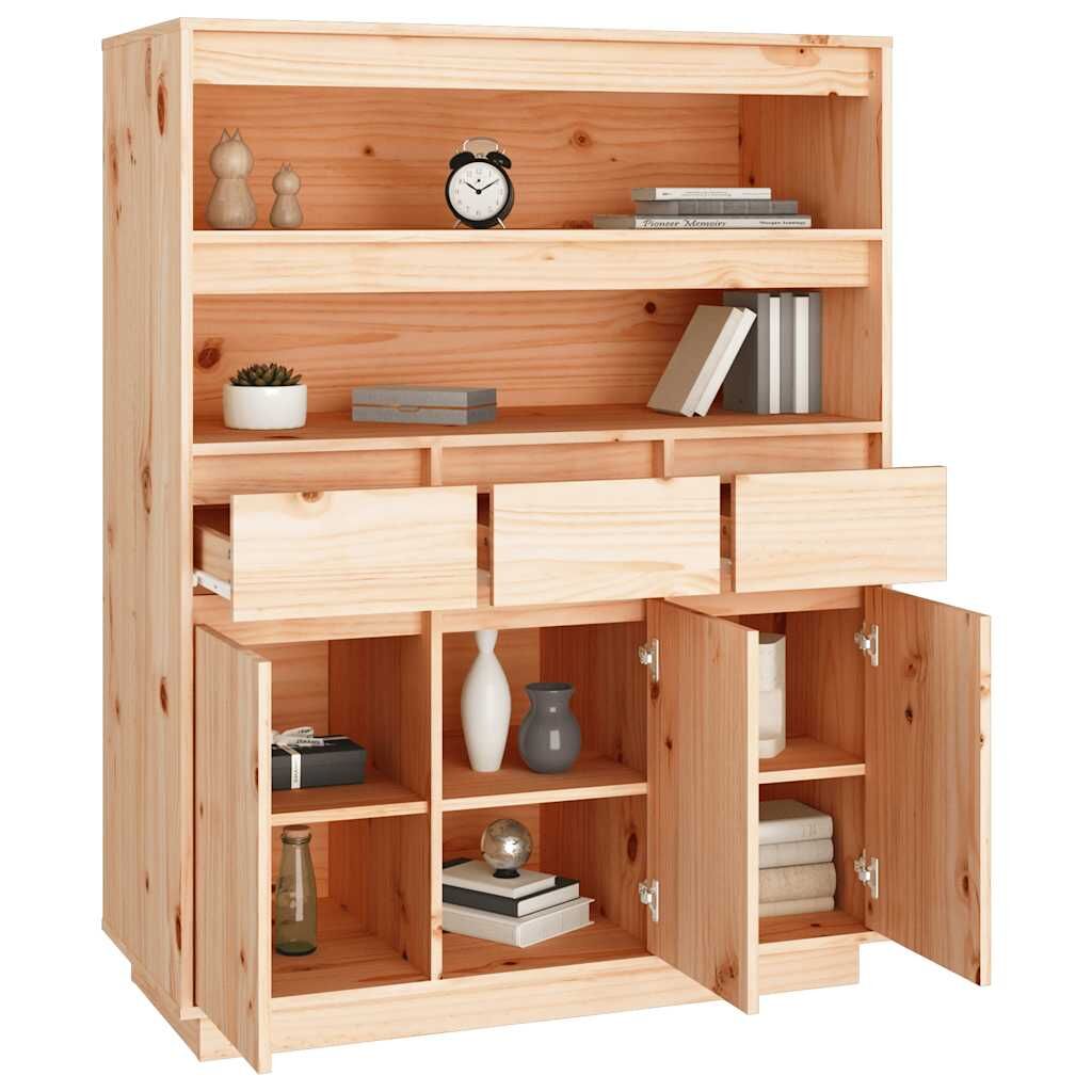 Highboard 89x40x116.5 cm Solid Wood Pine Price