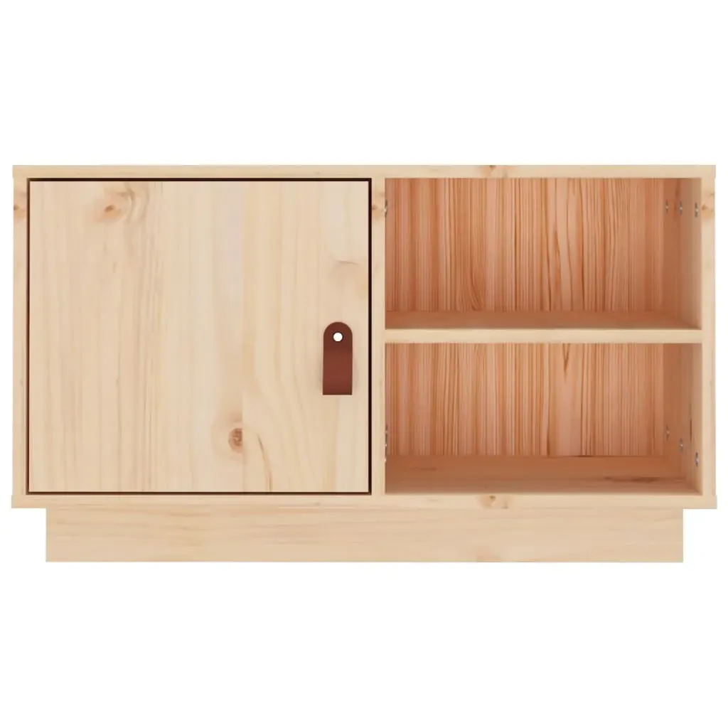 TV Cabinet 70x34x40 cm Solid Wood Pine Price