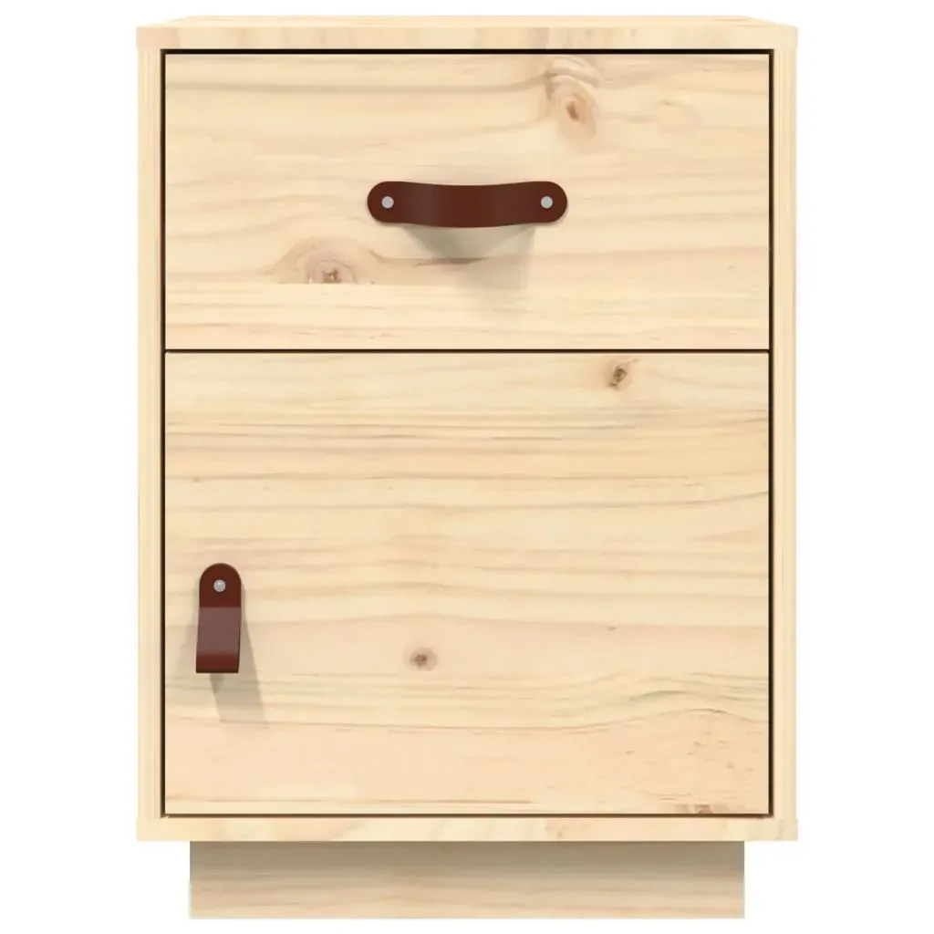 Bedside Cabinets 2 pcs 40x34x55 cm Solid Wood Pine Price