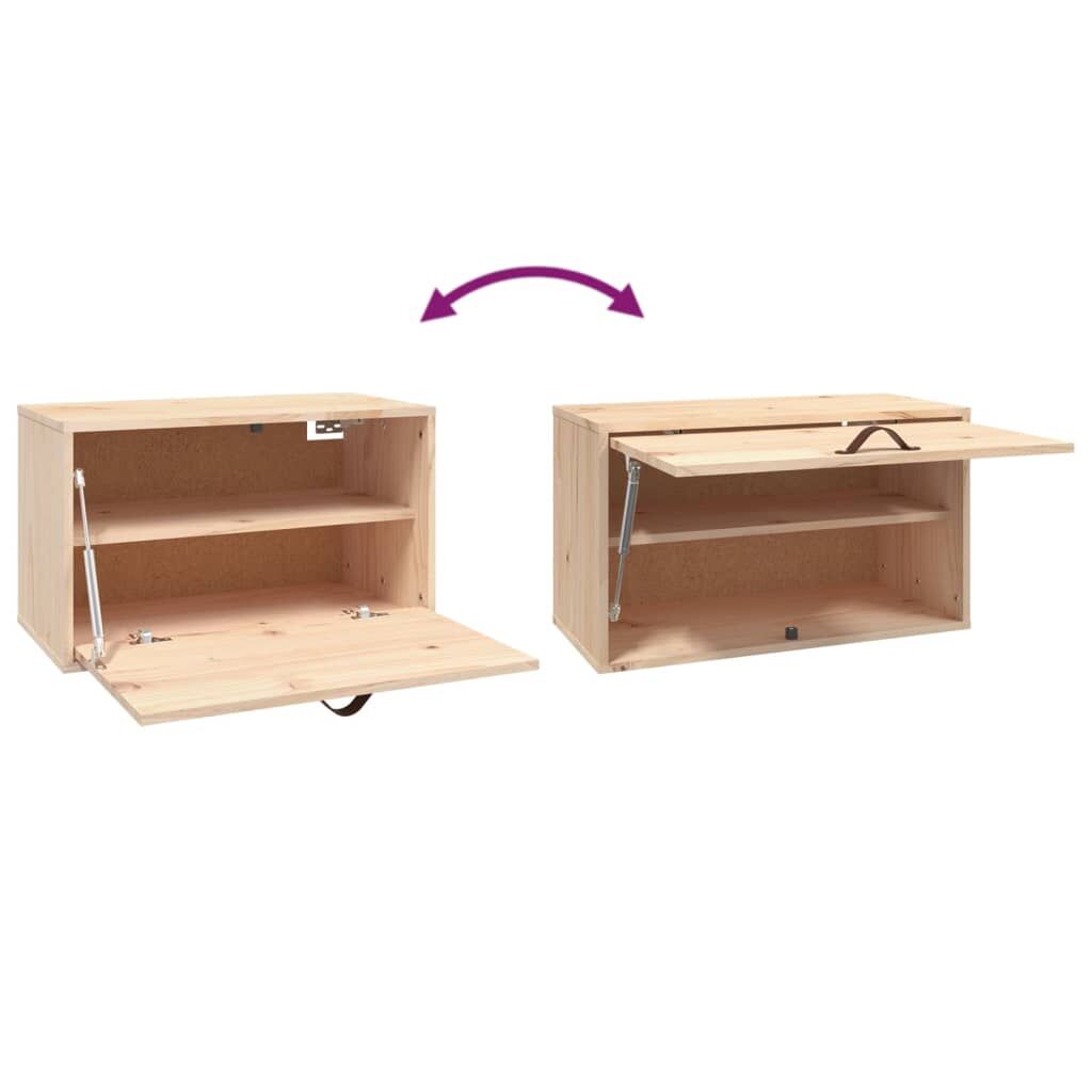 Wall Cabinet 60x30x35 cm Solid Wood Pine Price