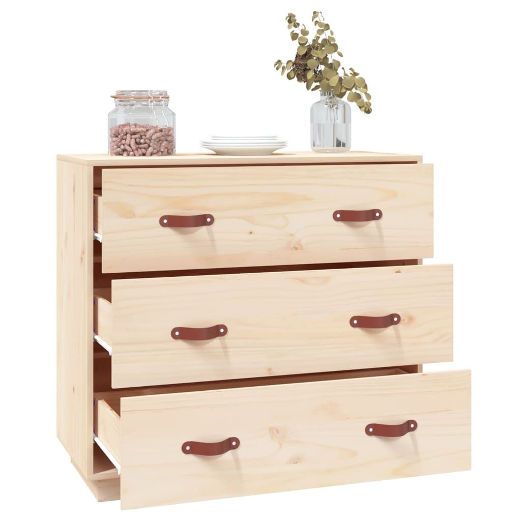 Sideboard 80x40x75 cm Solid Wood Pine Price