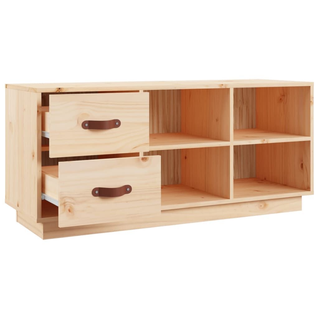 Shoe Bench 100x34x45 cm Solid Wood Pine Price