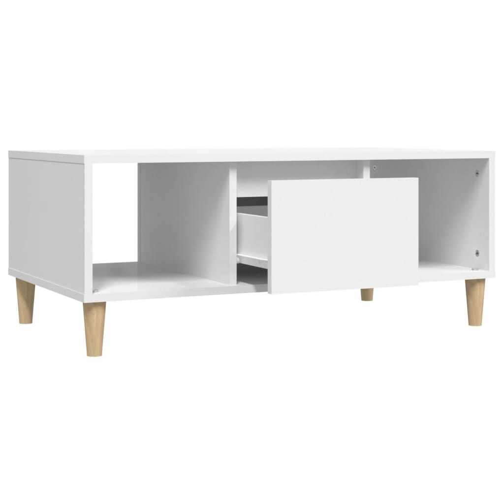 Coffee Table White 90x50x36.5 cm Engineered Wood Price