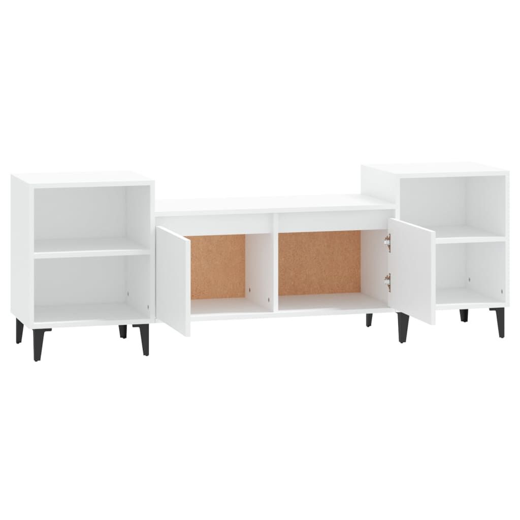 TV Cabinet White 160x35x55 cm Engineered Wood Price