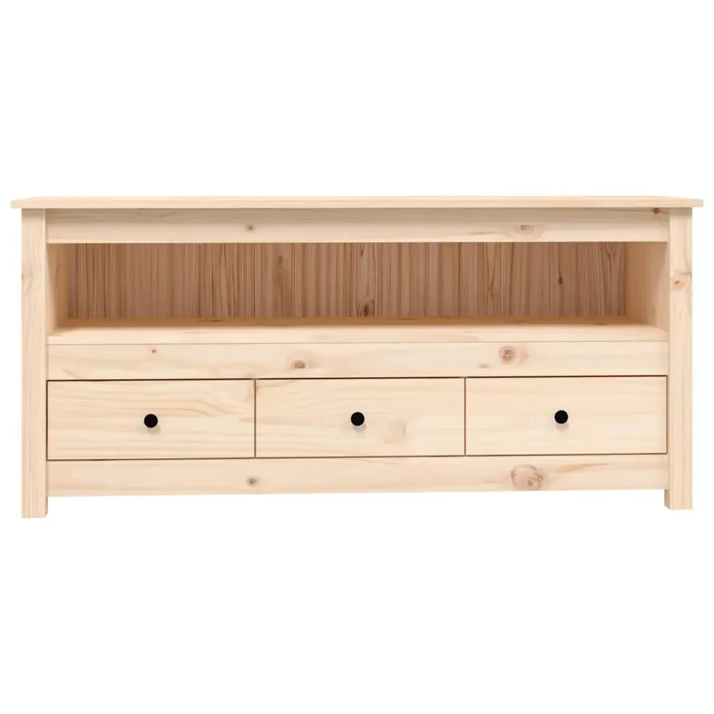 TV Cabinet 114x35x52 cm Solid Wood Pine Price
