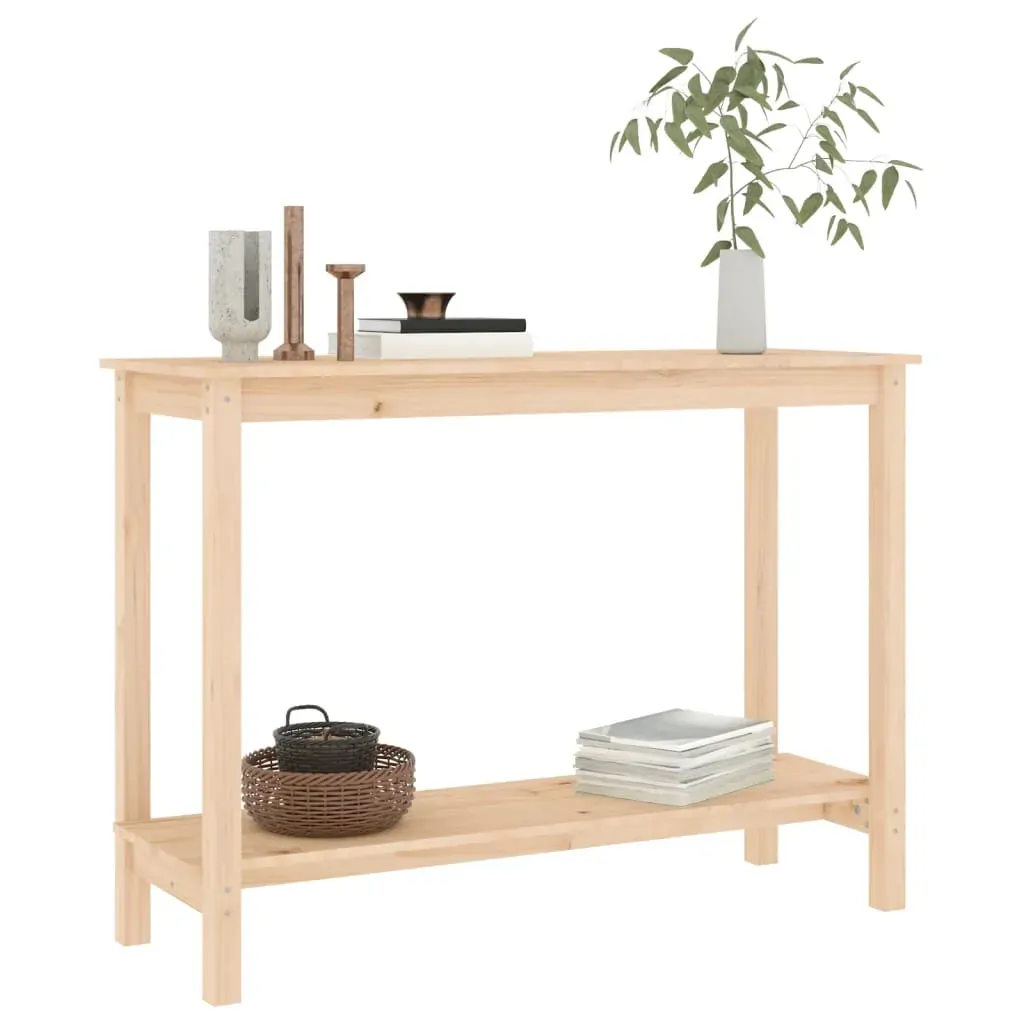 Console Table 110x40x80 cm Solid Wood Pine Price