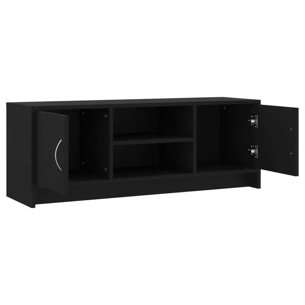 TV Cabinet Black 102x30x37.5 cm Engineered Wood Price