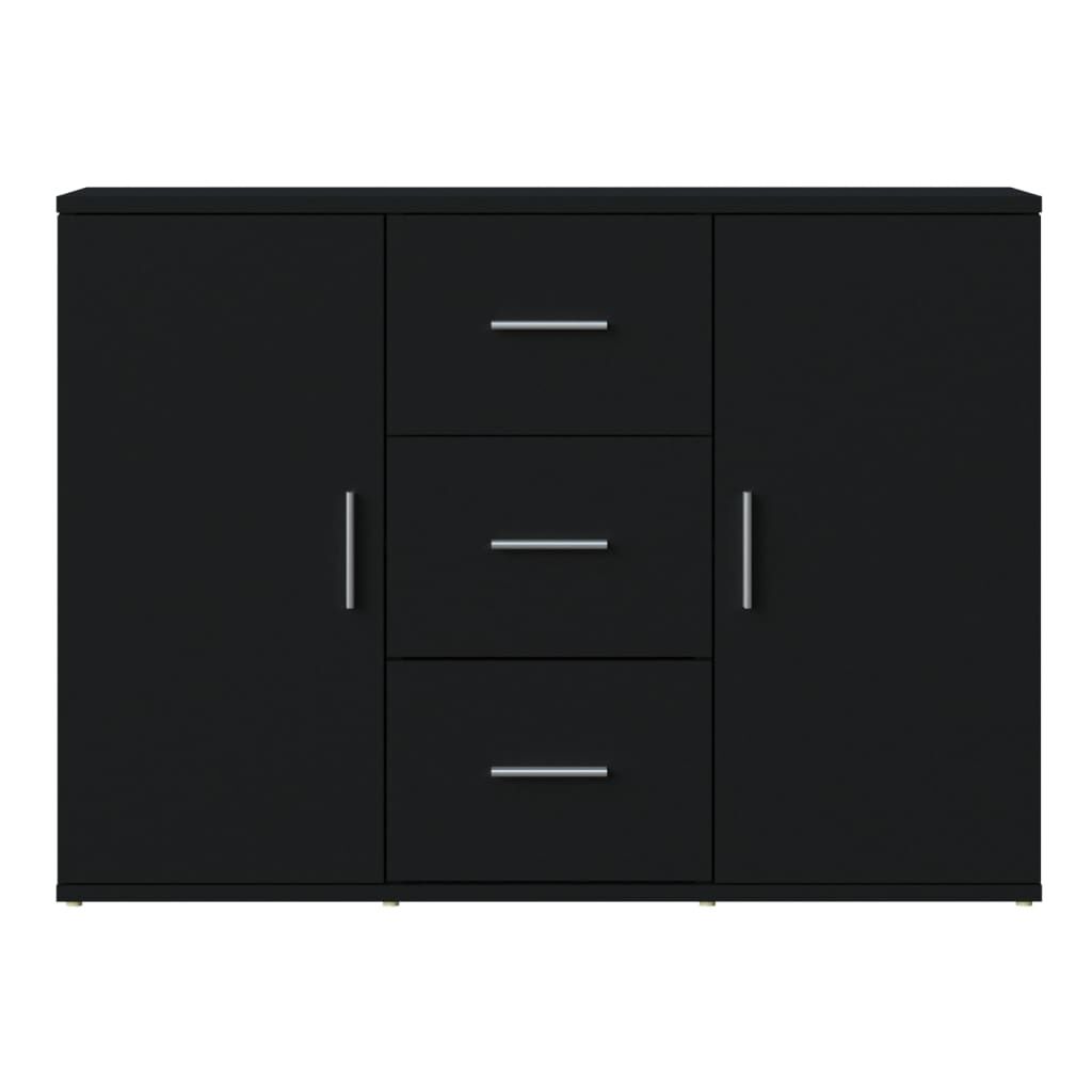 Sideboard Black 91x29.5x65 cm Engineered Wood Price