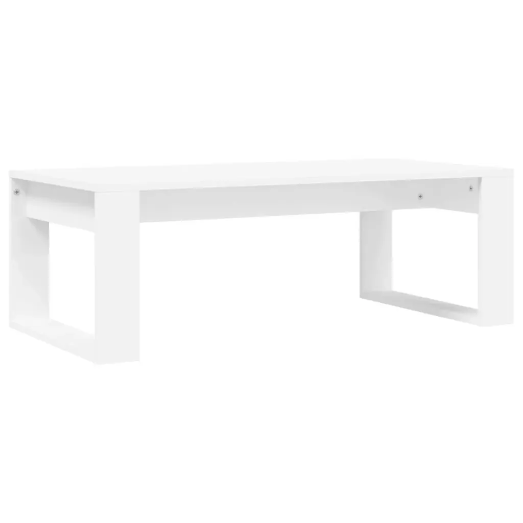 Coffee Table White 102x50x35 cm Engineered Wood Price