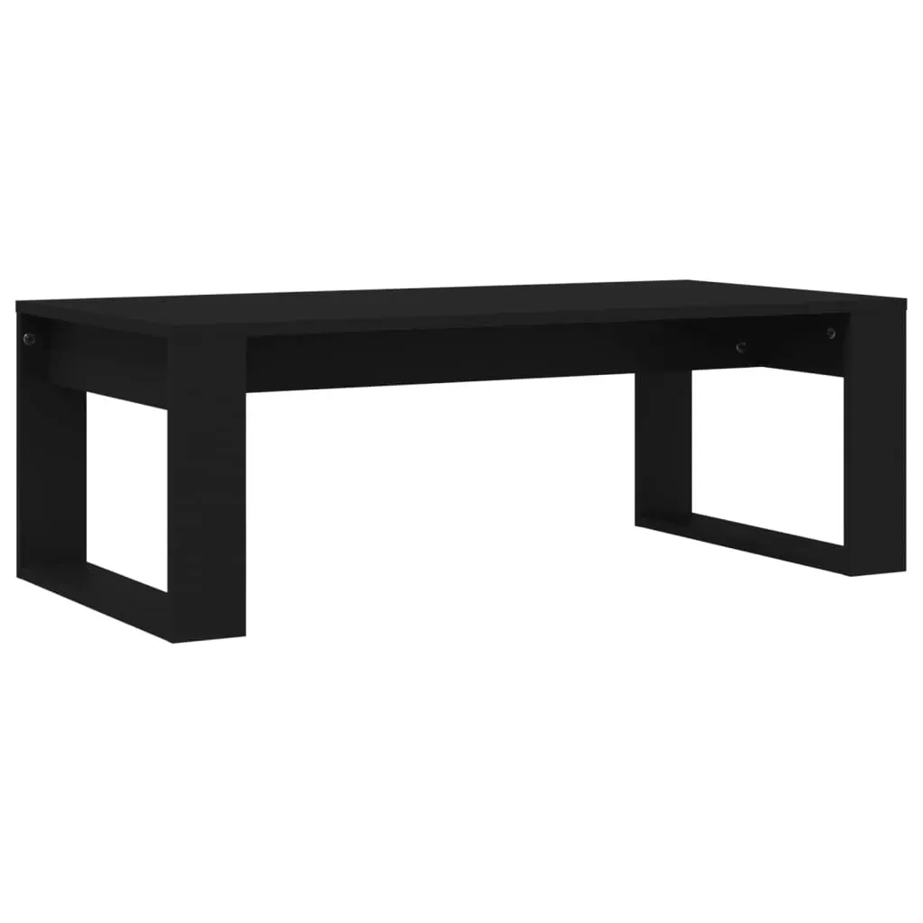 Coffee Table Black 102x50x35 cm Engineered Wood Price