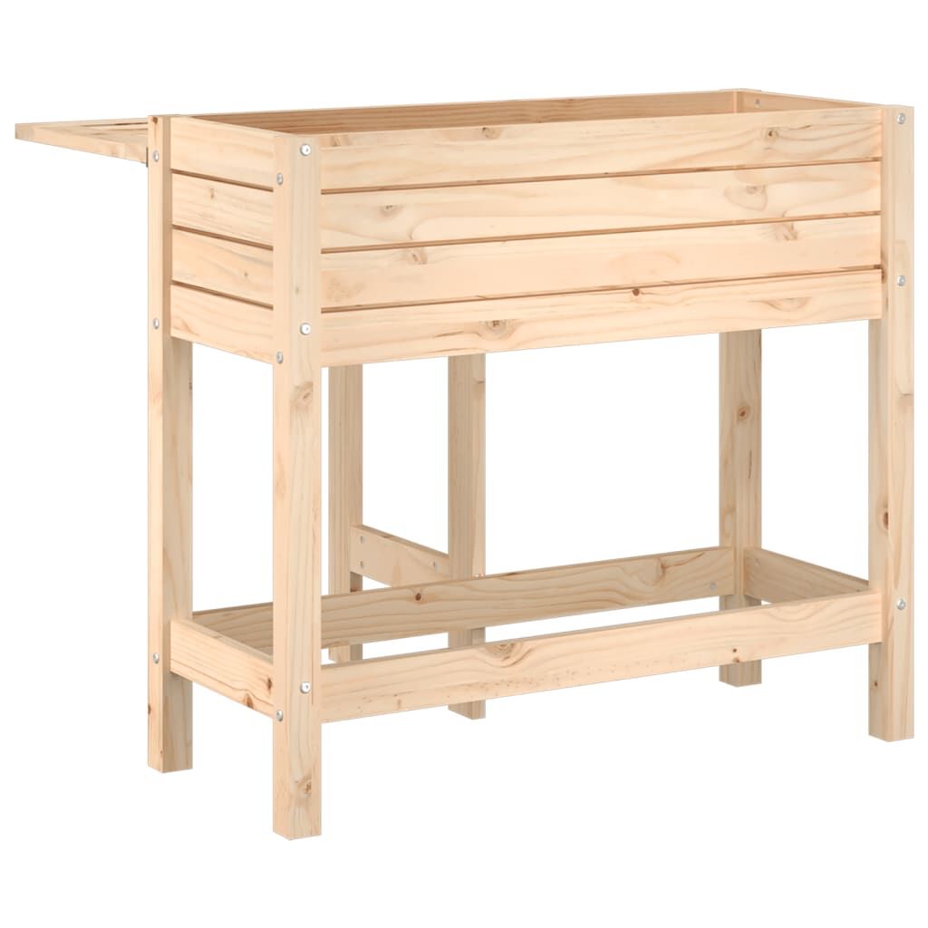 Garden Planter with Folding Tabletop Solid Wood Pine Price