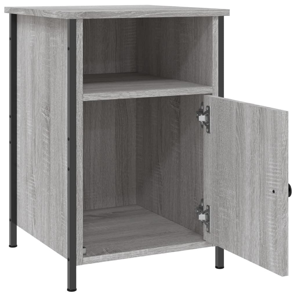 Bedside Cabinets 2 pcs Grey Sonoma 40x42x60 cm Engineered Wood Price