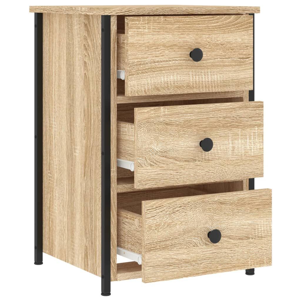 Bedside Cabinets 2 pcs Sonoma Oak 40x36x60 cm Engineered Wood Price