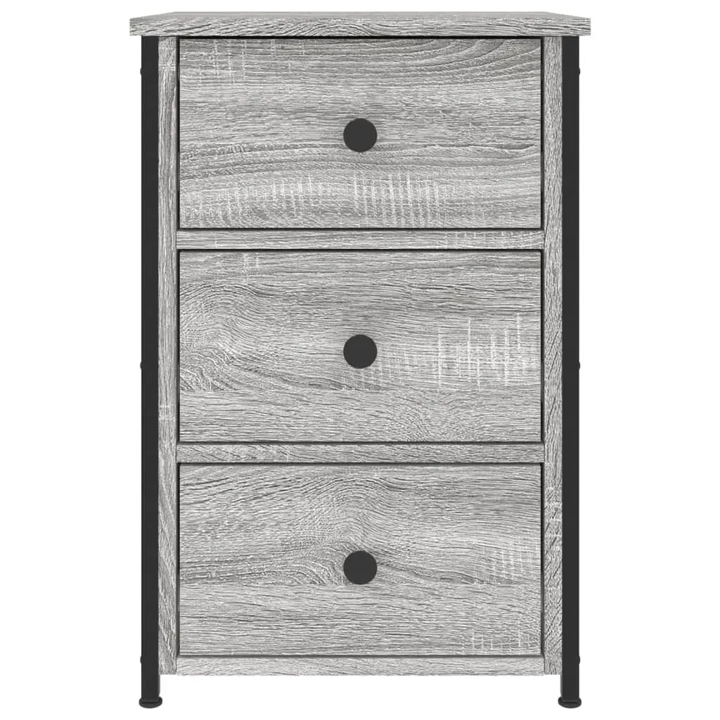 Bedside Cabinets 2 pcs Grey Sonoma 40x36x60 cm Engineered Wood Price