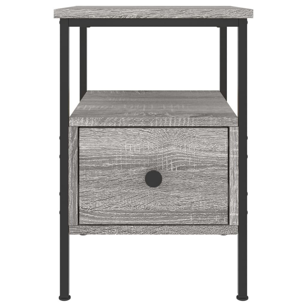 Bedside Cabinets 2 pcs Grey Sonoma 34x36x50 cm Engineered Wood Price
