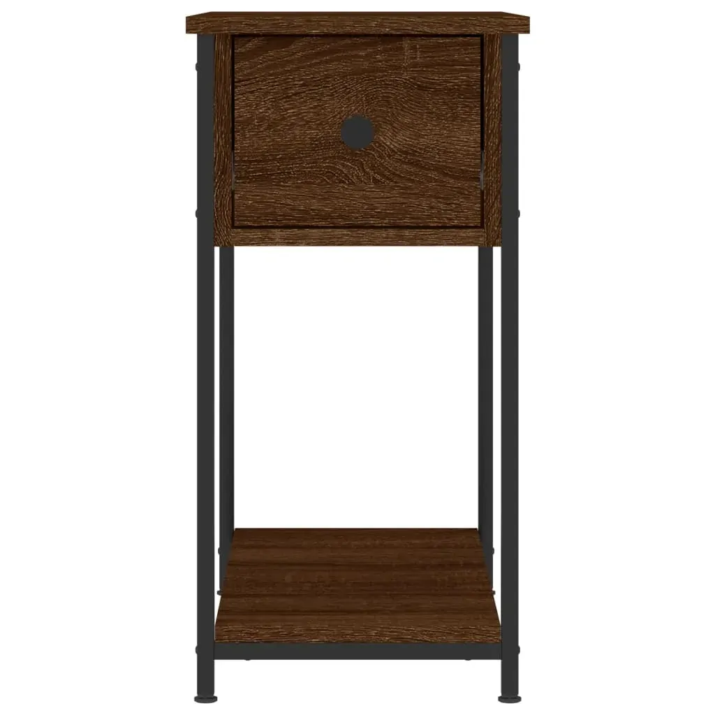 Bedside Cabinets 2 pcs Brown Oak 30x60x60 cm Engineered Wood Price