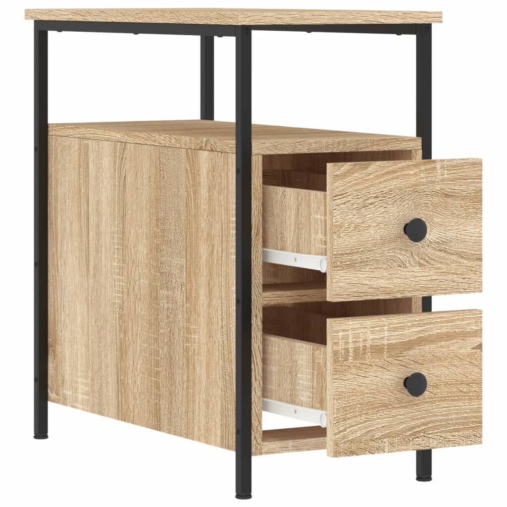 Bedside Cabinets 2 pcs Sonoma Oak 30x60x60 cm Engineered Wood Price