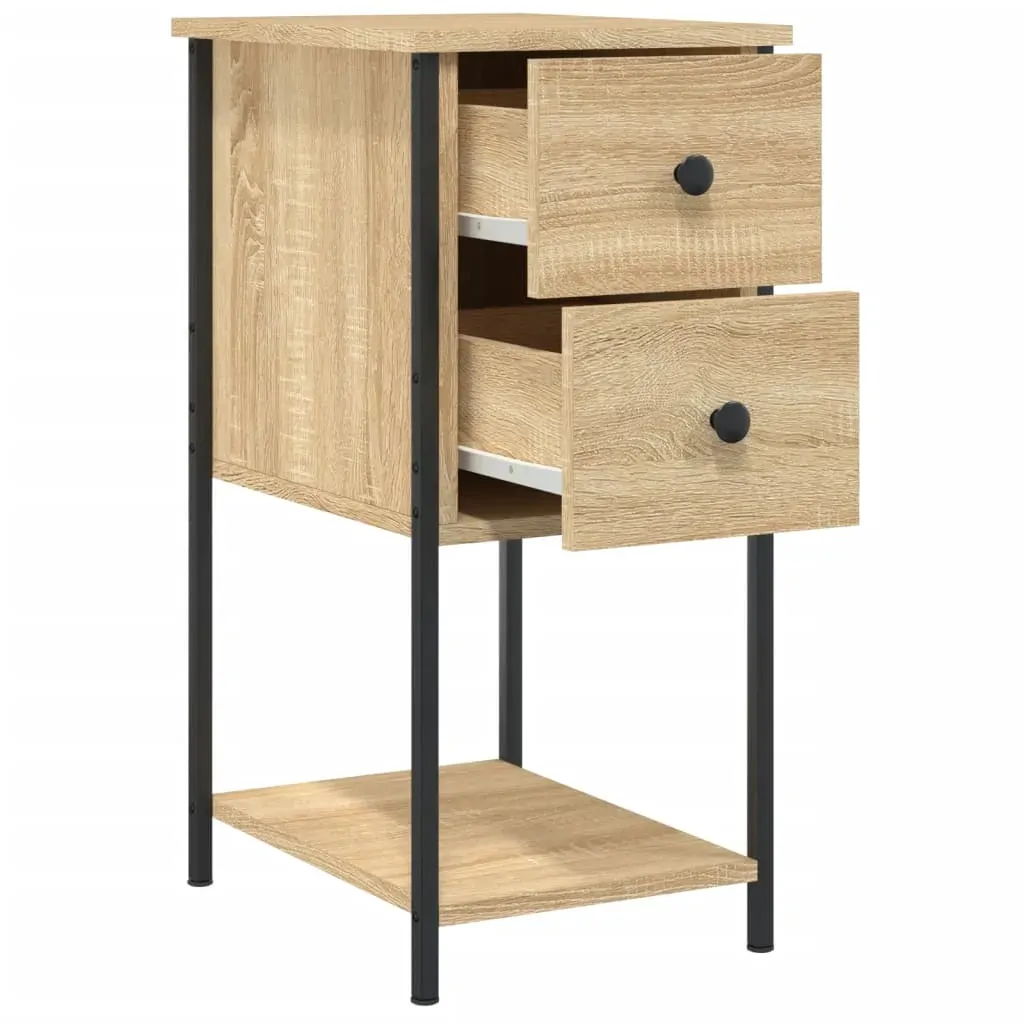 Bedside Cabinets 2 pcs Sonoma Oak 32x42x70 cm Engineered Wood Price