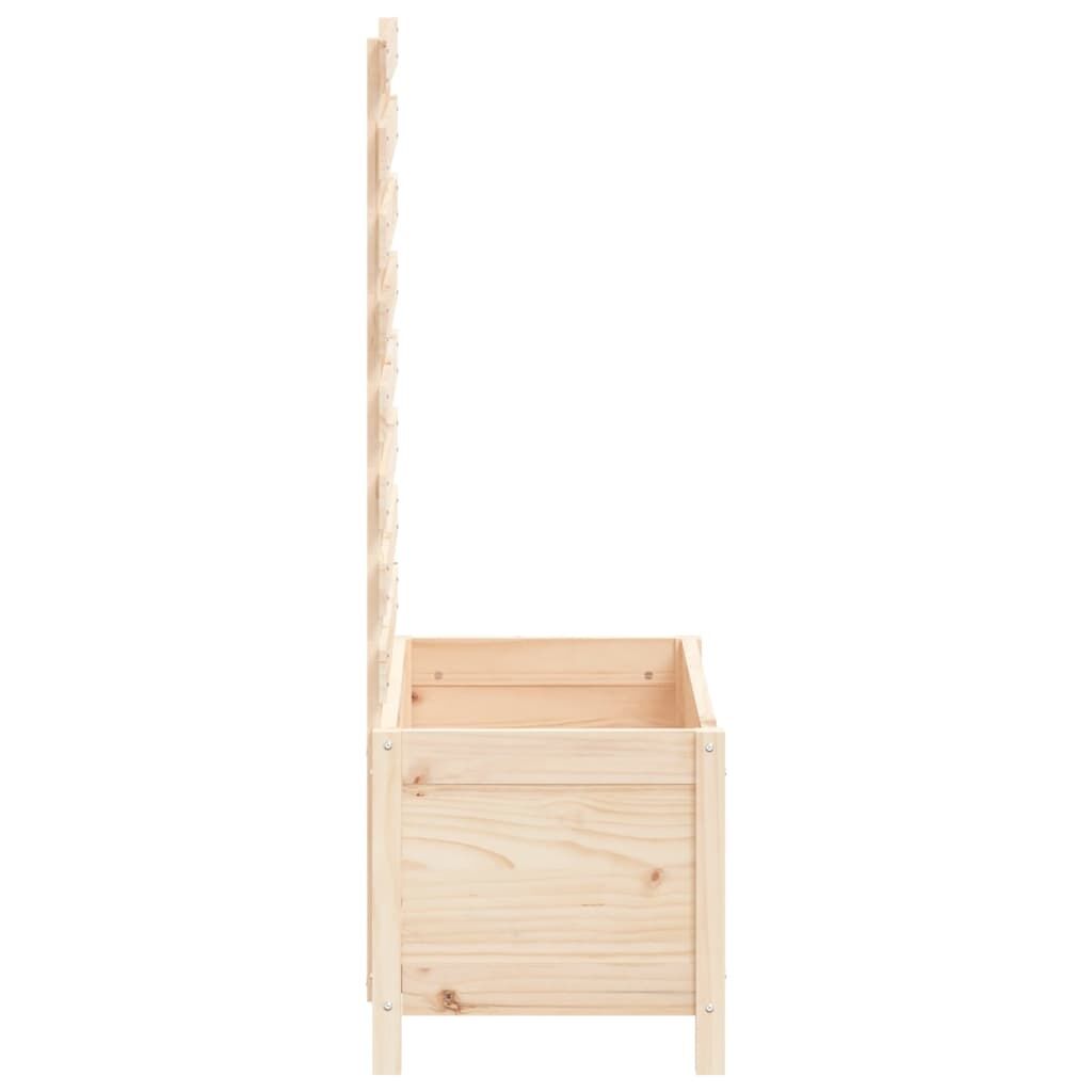 Garden Planter with Rack 79x39.5x114 cm Solid Wood Pine Price