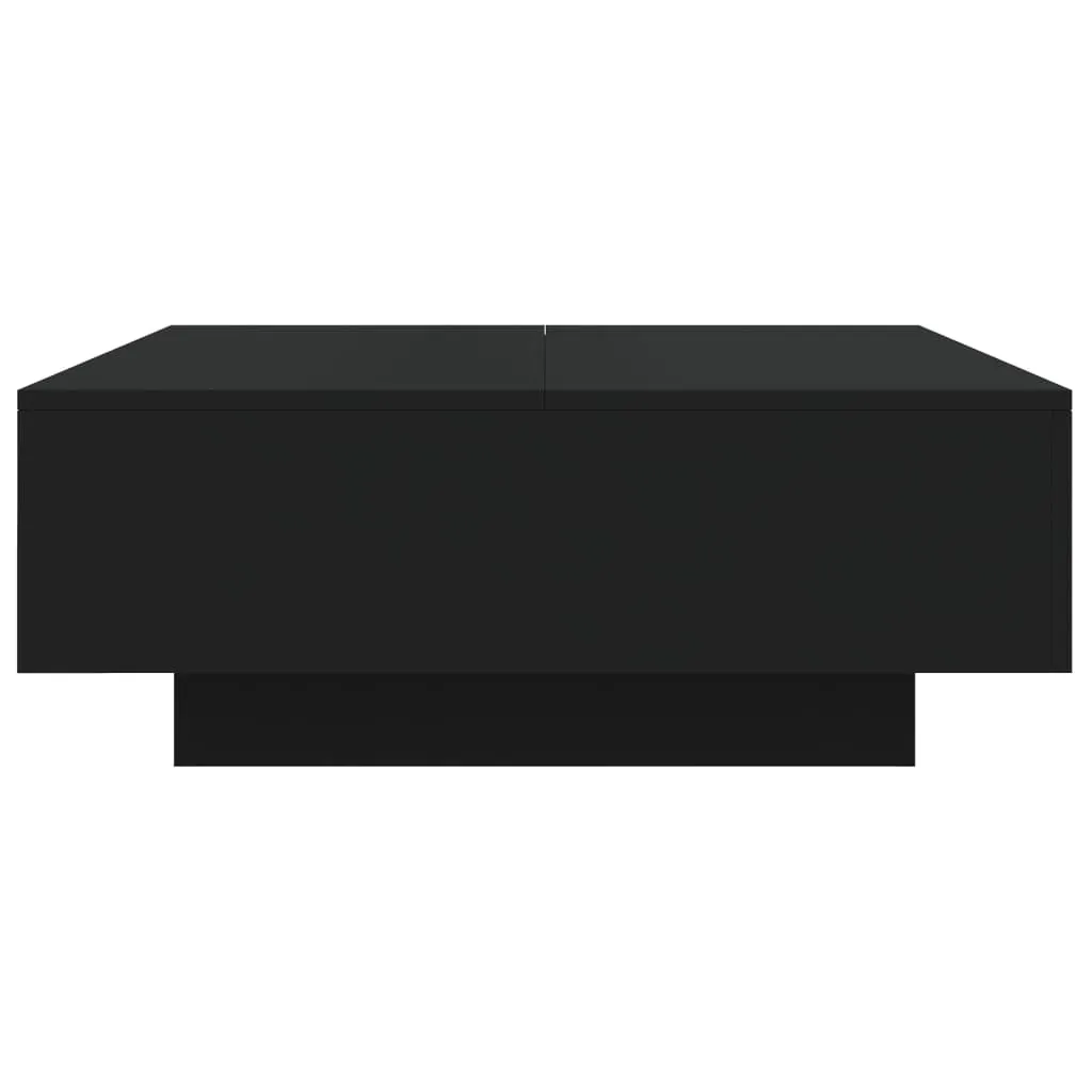 Coffee Table Black 80x80x31 cm Engineered Wood Price