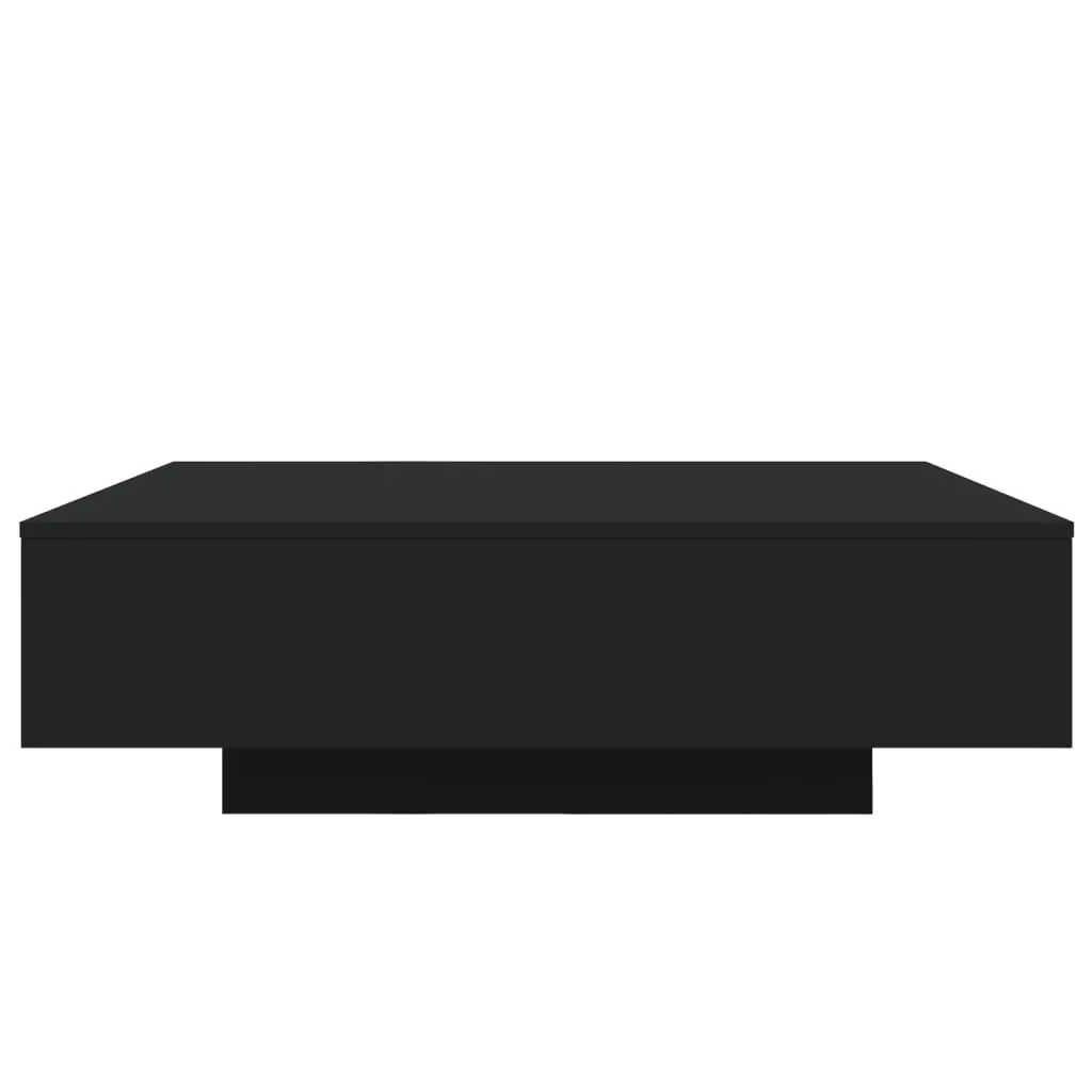 Coffee Table Black 100x100x31 cm Engineered Wood Price