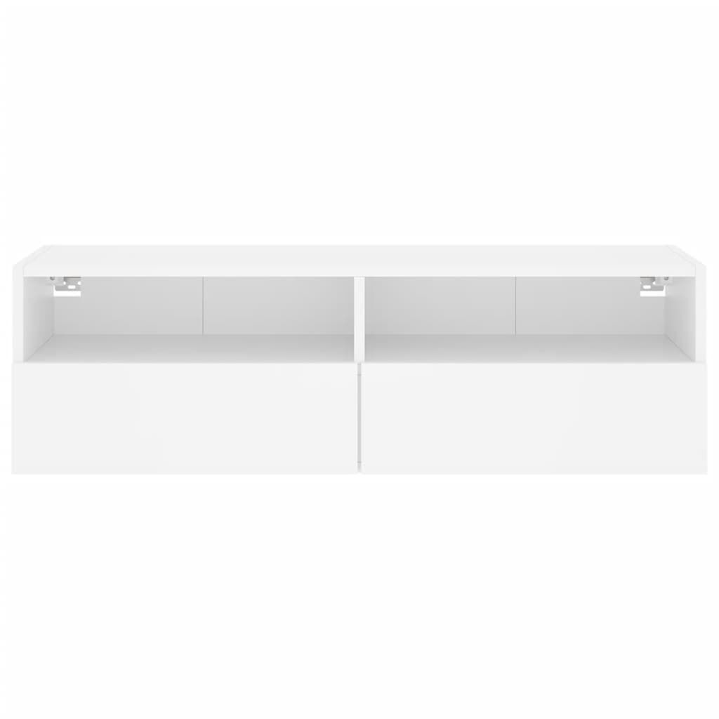 TV Wall Cabinet White 100x30x30 cm Engineered Wood Price