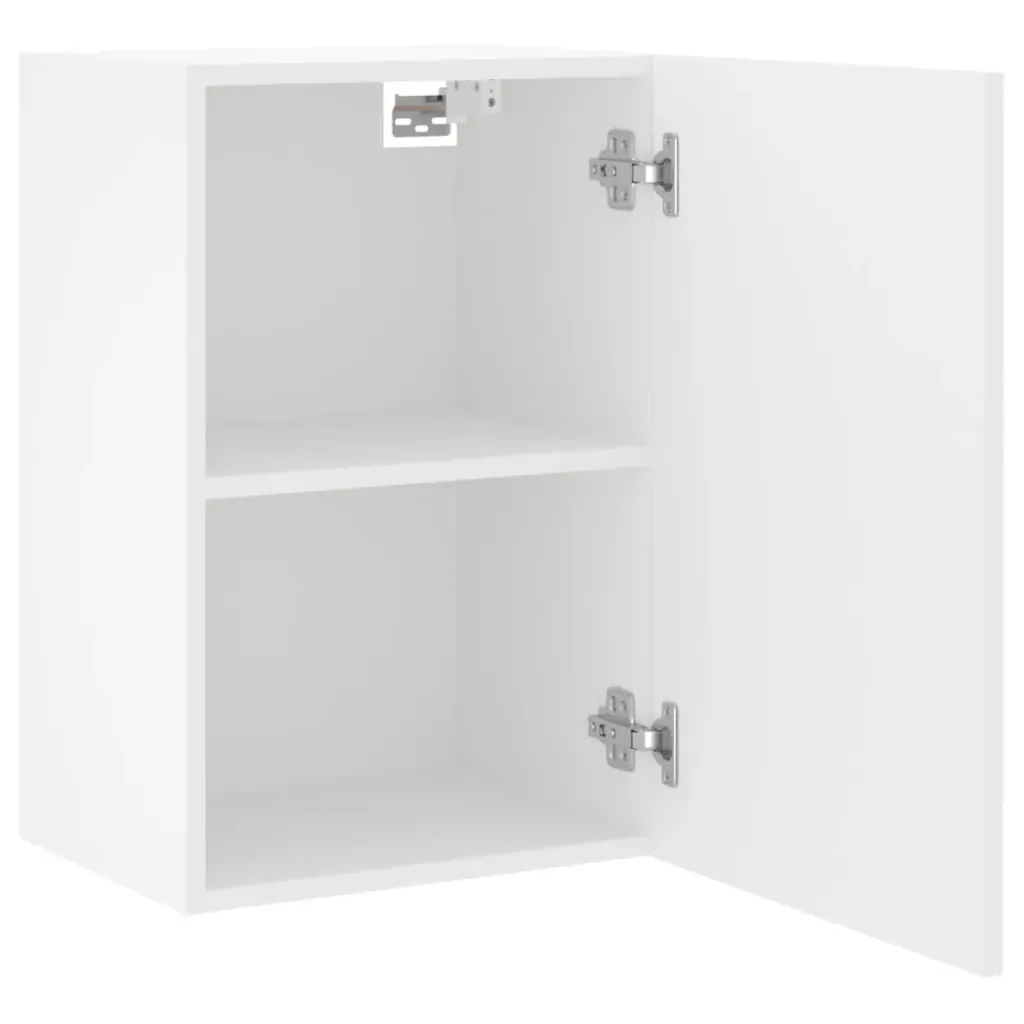 TV Wall Cabinets 2 pcs White 40.5x30x60 cm Engineered Wood Price
