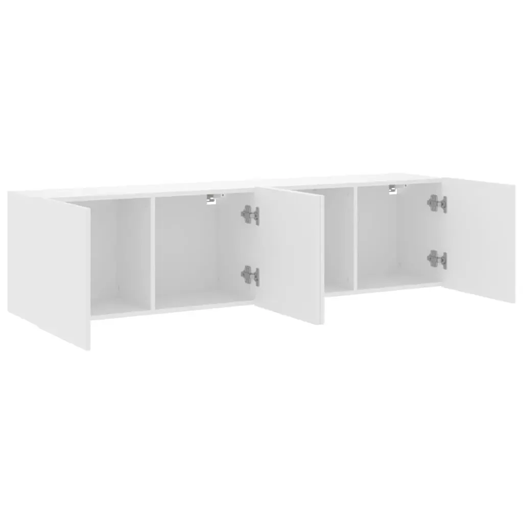 TV Cabinets Wall-mounted 2 pcs White 80x30x41 cm Price