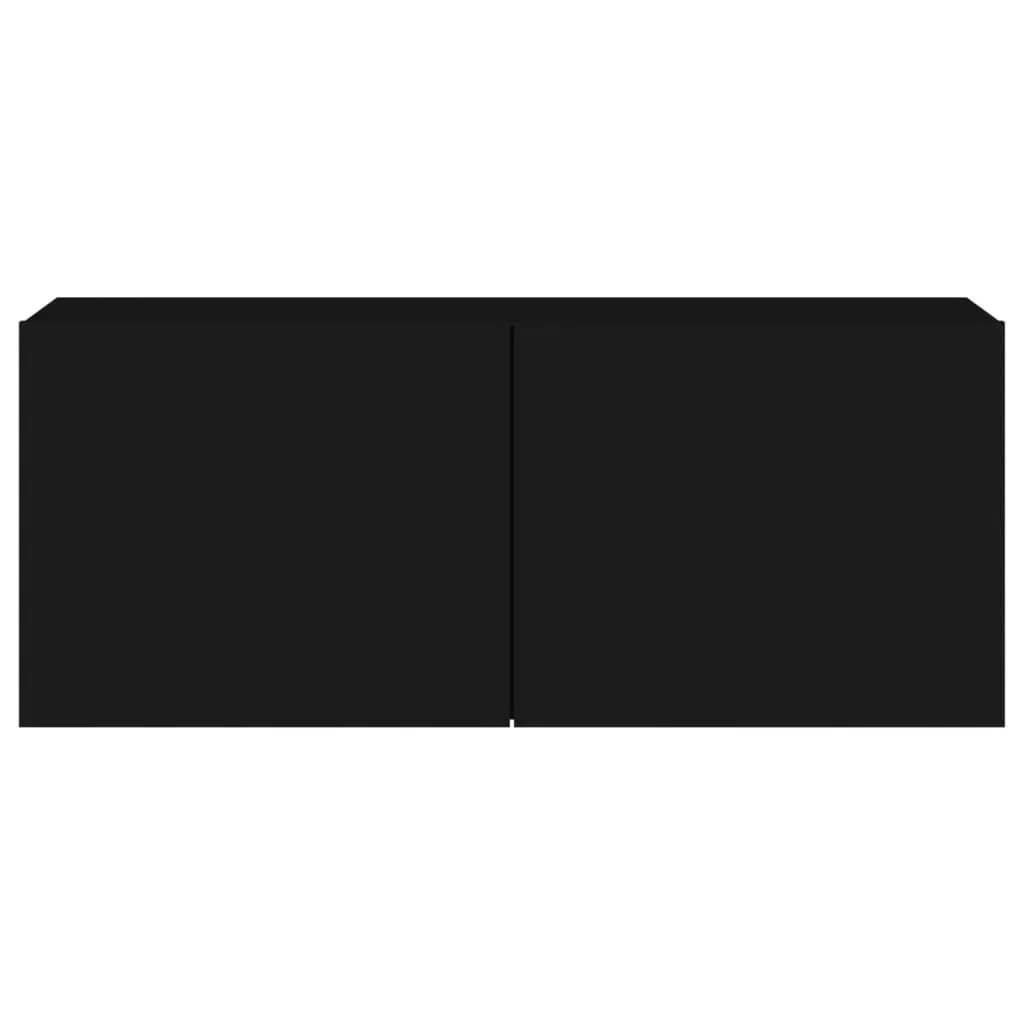 TV Cabinet Wall-mounted Black 100x30x41 cm Price
