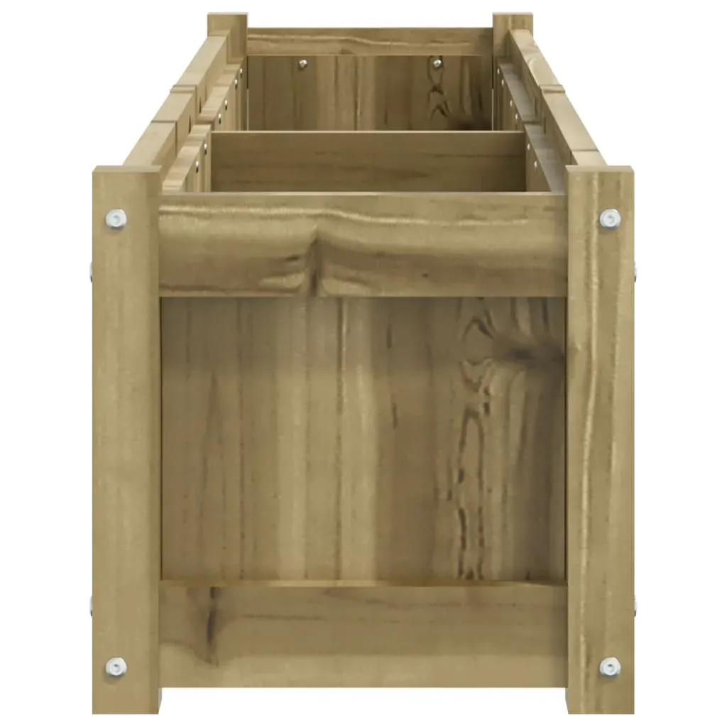 Garden Planter 150x31x31 cm Impregnated Wood Pine Price
