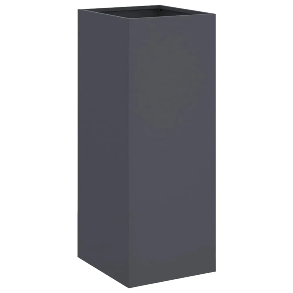 Planter Anthracite 32x29x75 cm Steel Price
