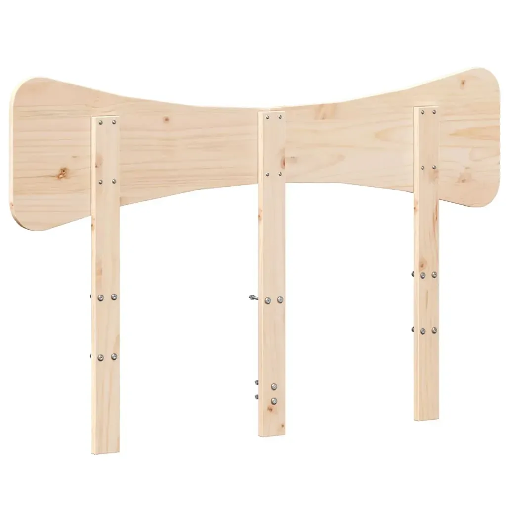 Headboard 135 cm Solid Wood Pine Price