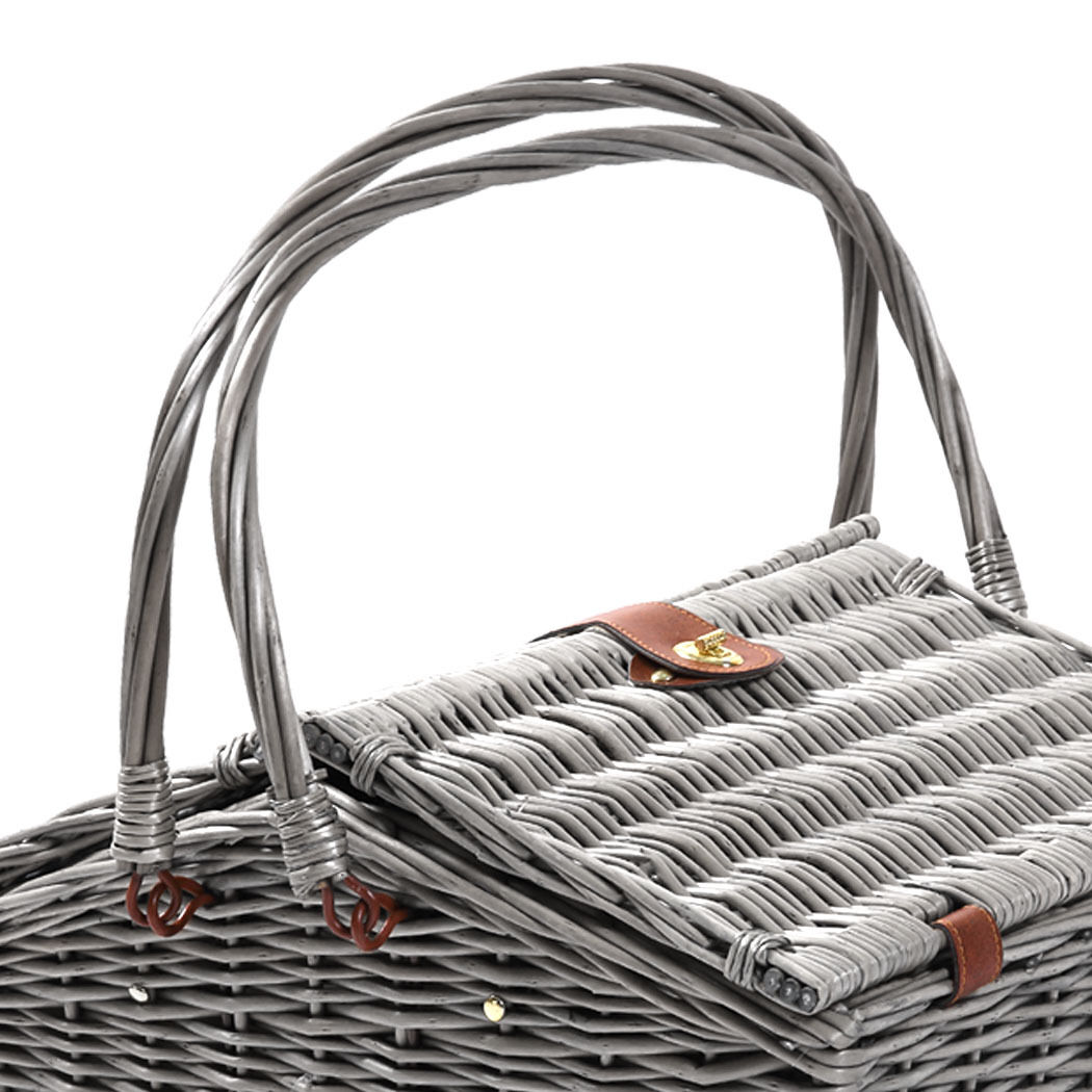 4 person picnic basket baskets set outdoor Price