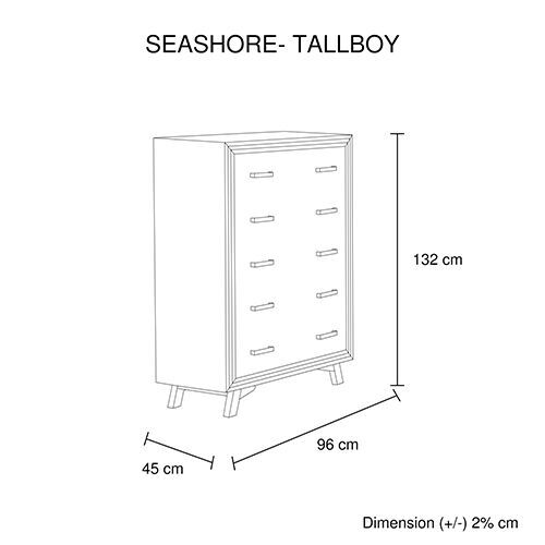Seashore Silver Brush 4 Pcs Queen Bedroom Suite Price
