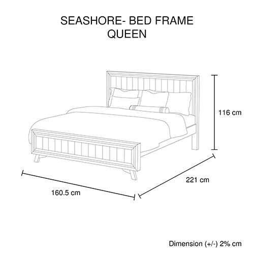 Seashore Silver Brush 5 Pcs Queen Bedroom Suite Price