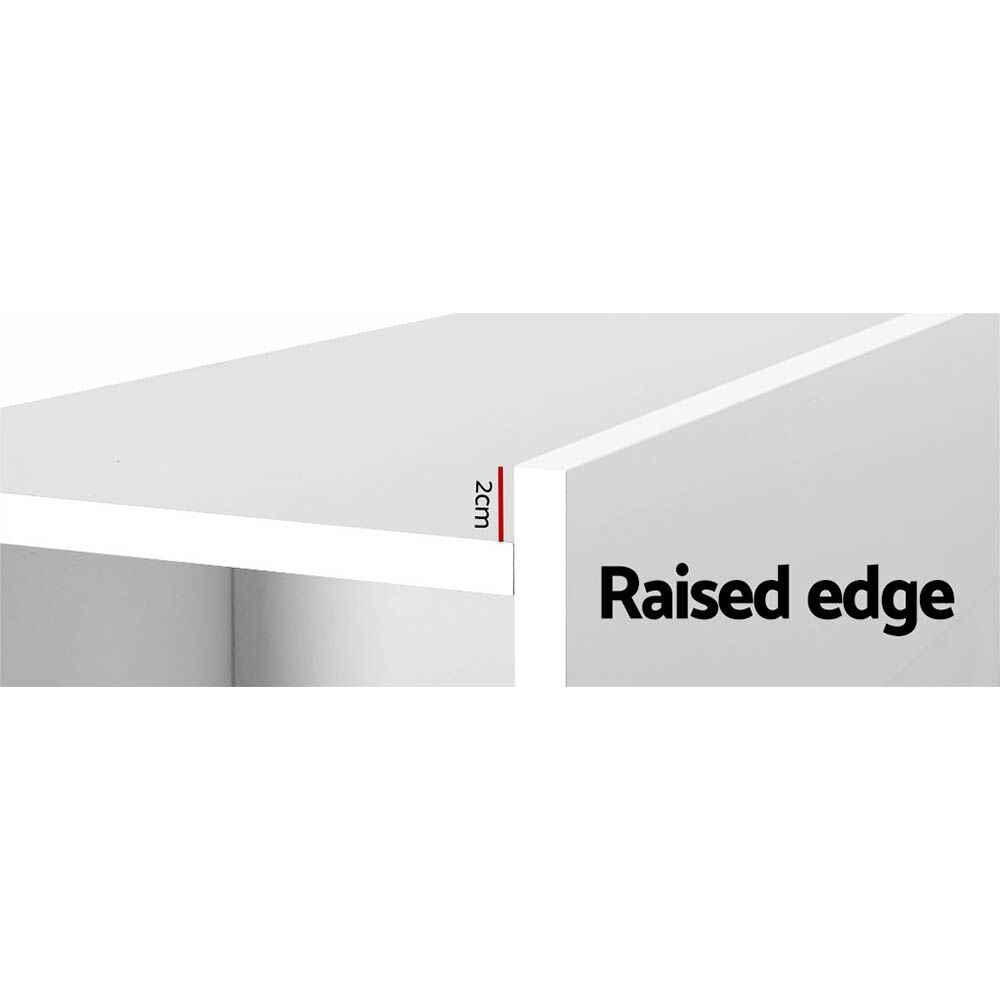 Artiss Bed Head Headboard Queen with Shelves - CABI White Price