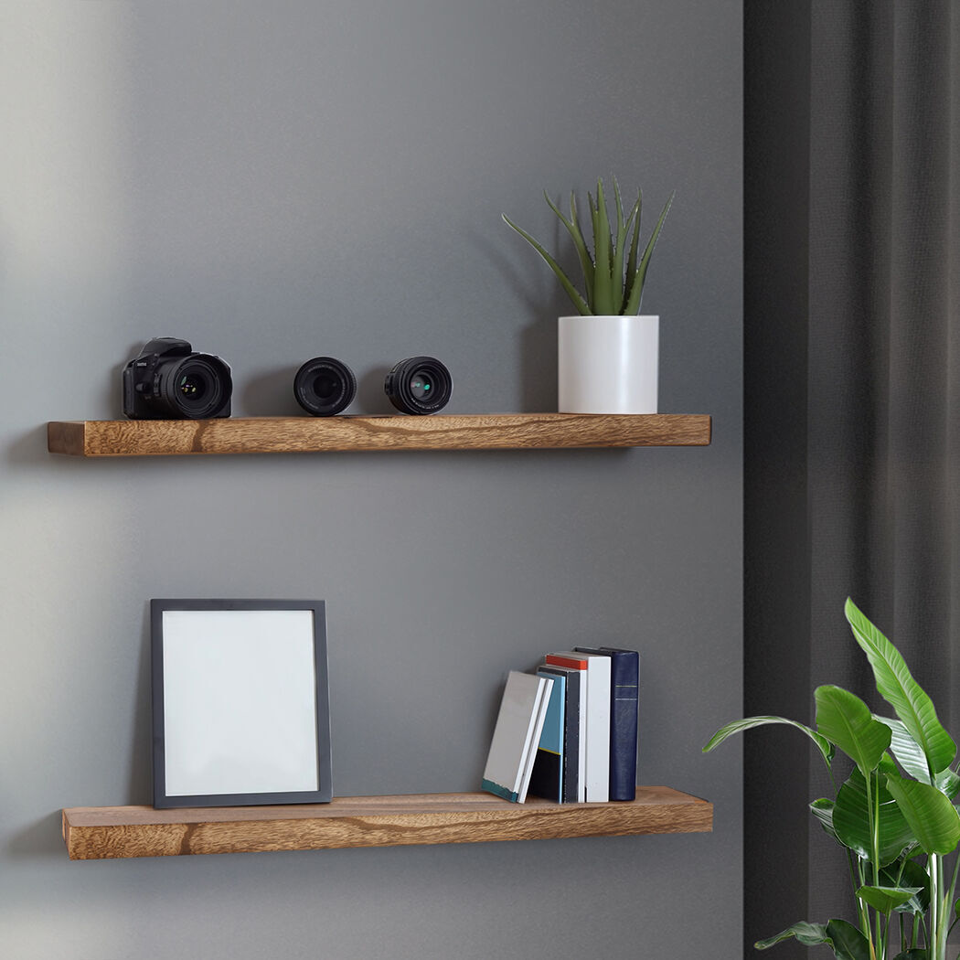 2 Pcs Floating Shelves Wall Mounted Medium Price