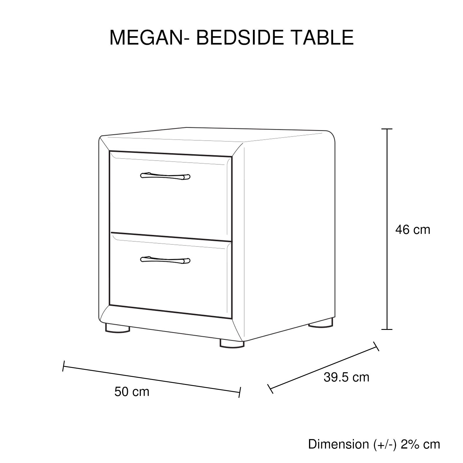 Megan Bedside Table Price
