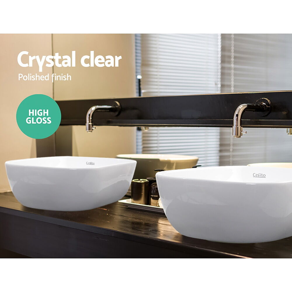 Bathroom Basin Ceramic Vanity Sink Hand Wash Bowl 46x33cm Price