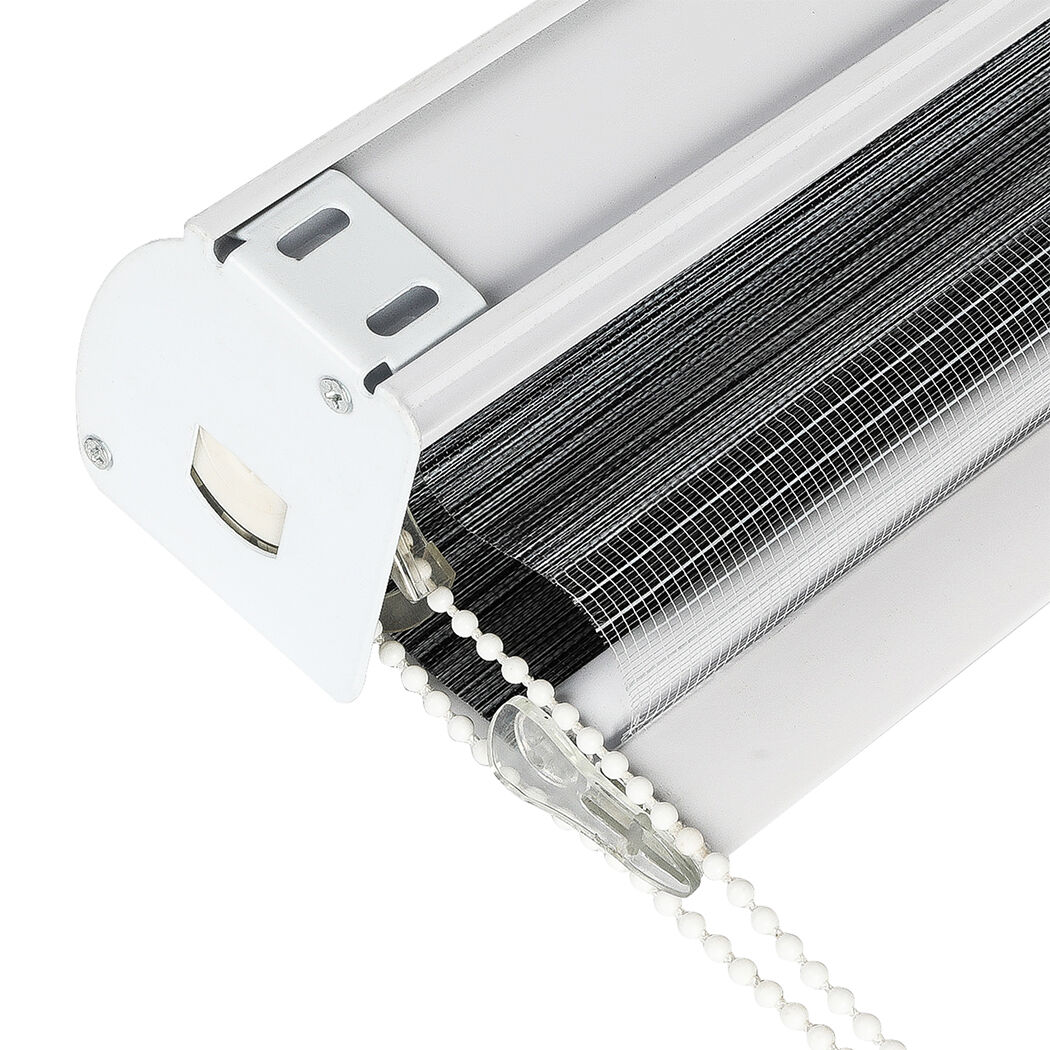 blackout zebra roller blind curtains 210x210 grey Price