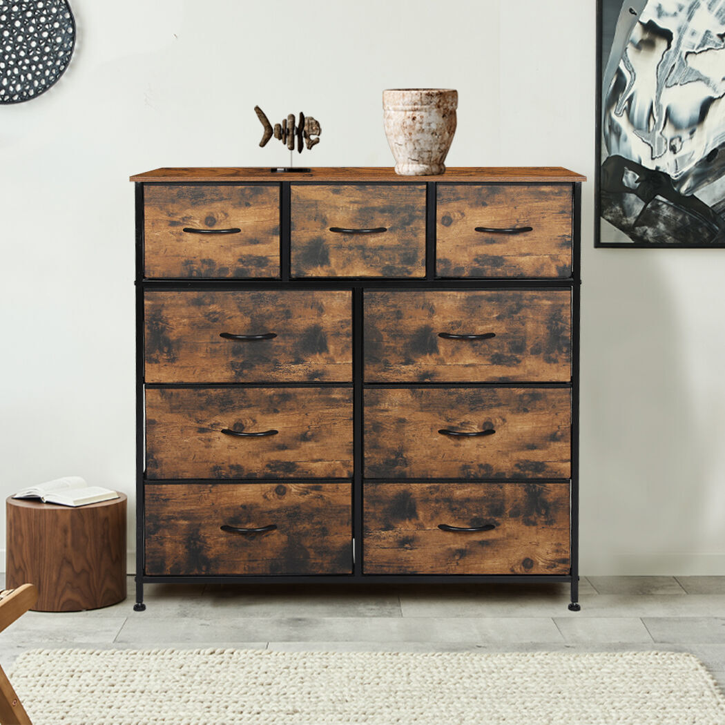 Storage Cabinet Tower Chest Brown Fold Price