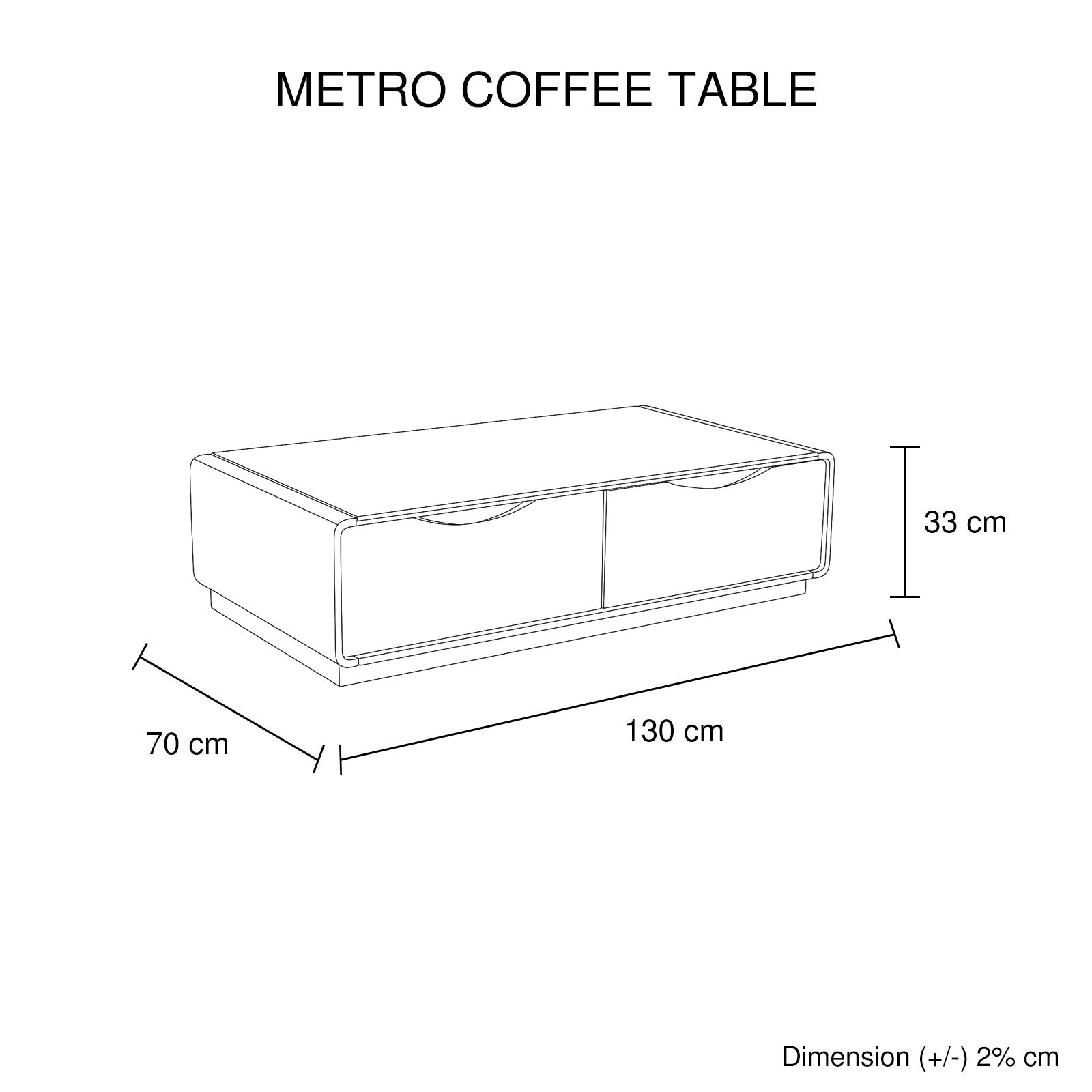 Metro Coffee Table Black Glass & White Painting Price