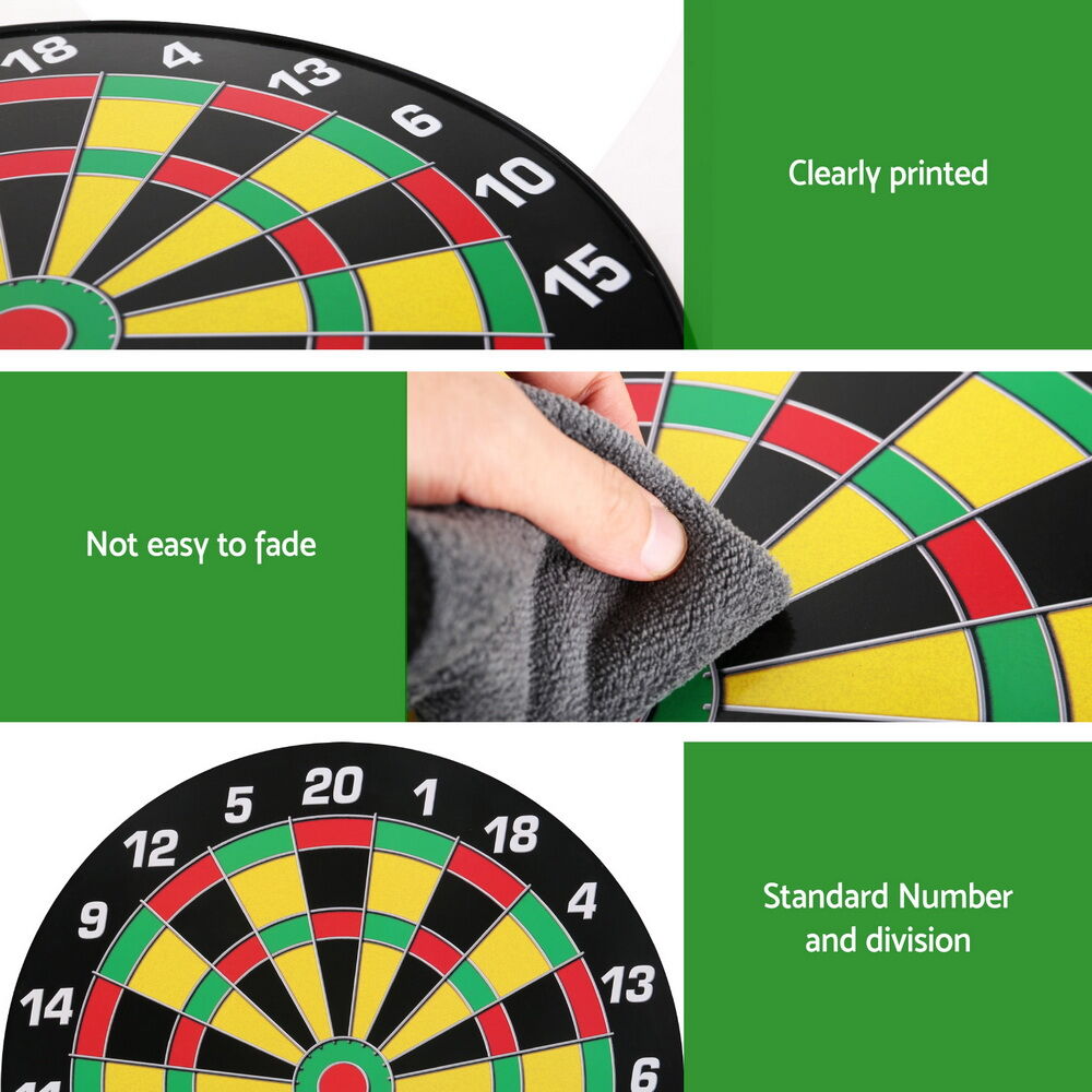 16" Magnetic Dartboard Dart Board 6 Darts Kid Adult Family Party Game Gift Toy Price
