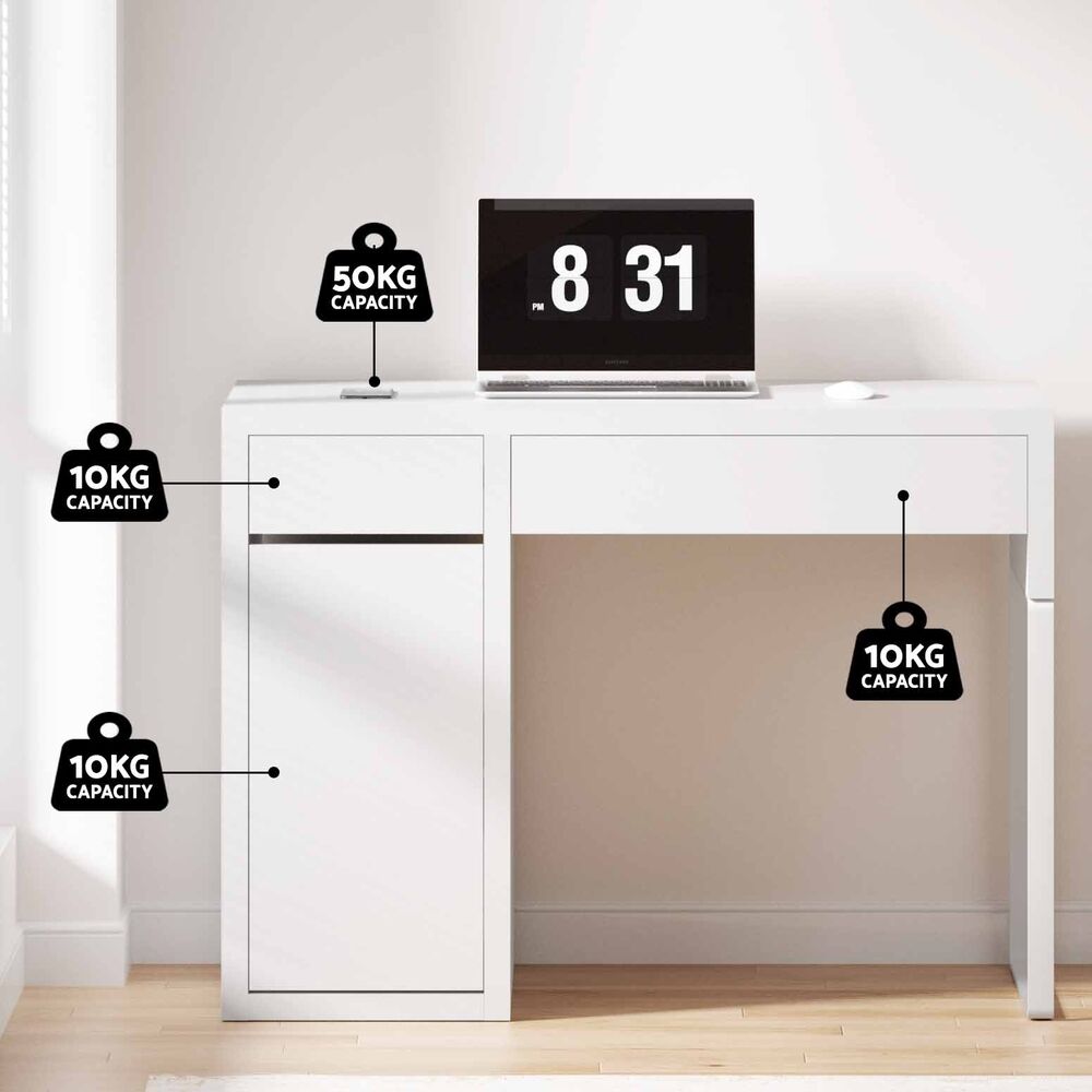 Artiss Computer Desk Drawer Cabinet White Price