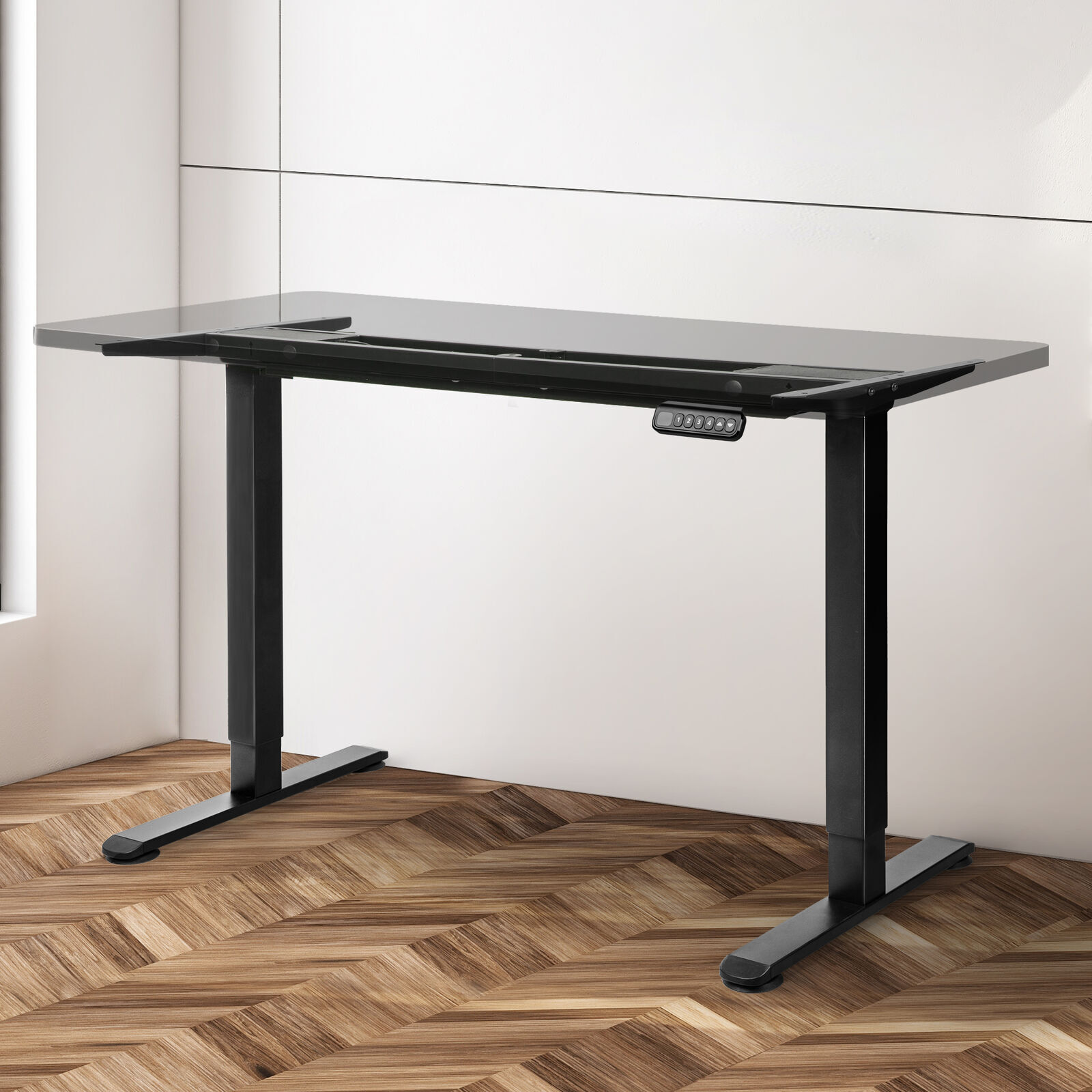 Motorised Standing Desk Frame Black Dual Motor Price