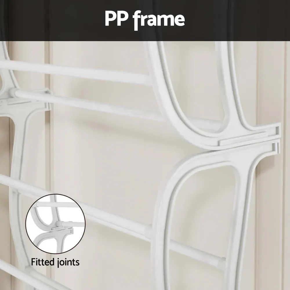 Shoe Rack 12-tier 24 Pairs Wall Mounted Metal Plastic Shoe Shleves White Price