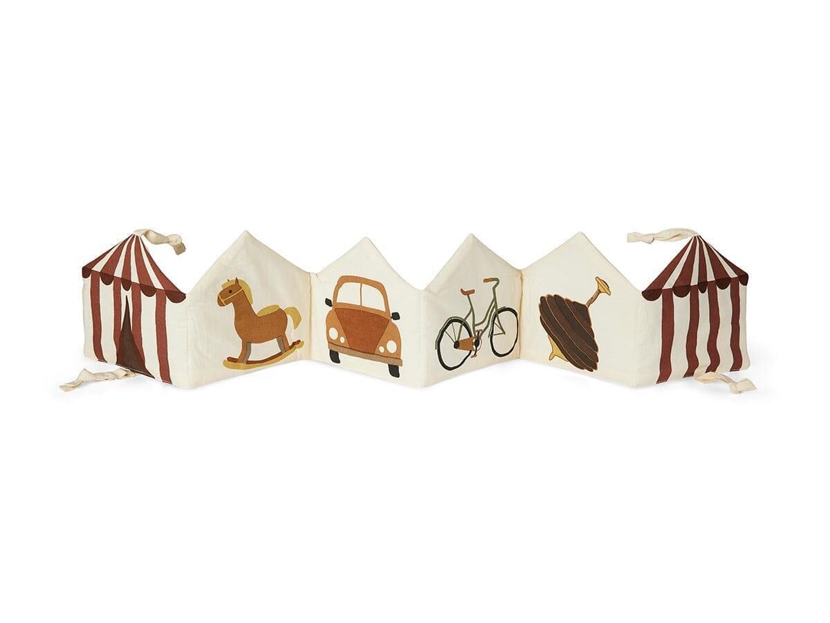 Kit Organic Fabric Book Creme Circus Price
