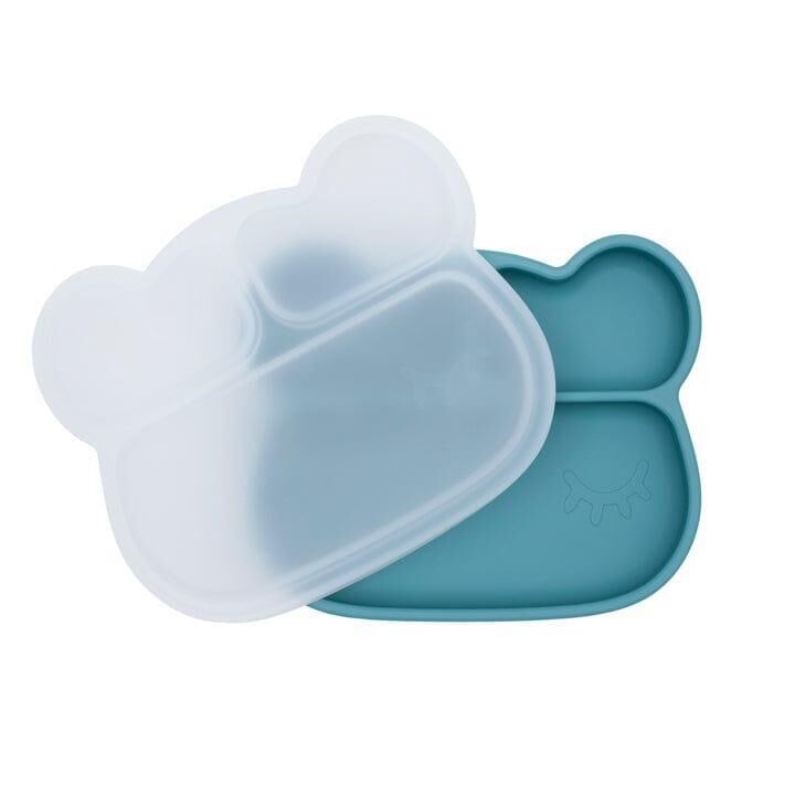 Bear Stickie Plate- Blue Dusk Lid Price