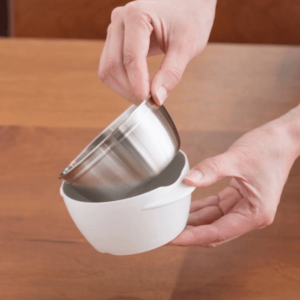 TLI Stainless steel Feeding Set White Price