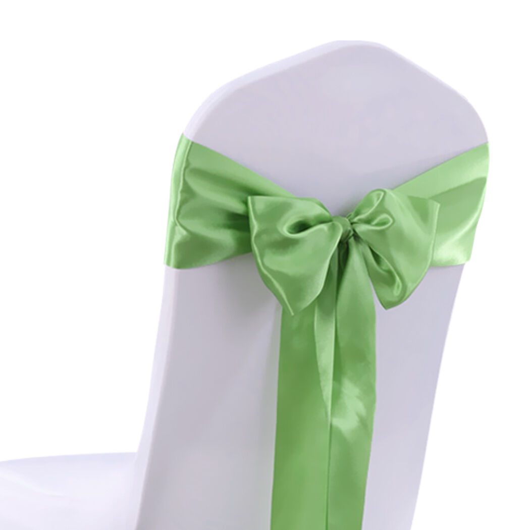 20 Green Fabric Chair Sashes Covers Grass Green Price
